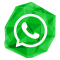 Creative-crystal-Whatsapp-icon-design-clipart-PNG
